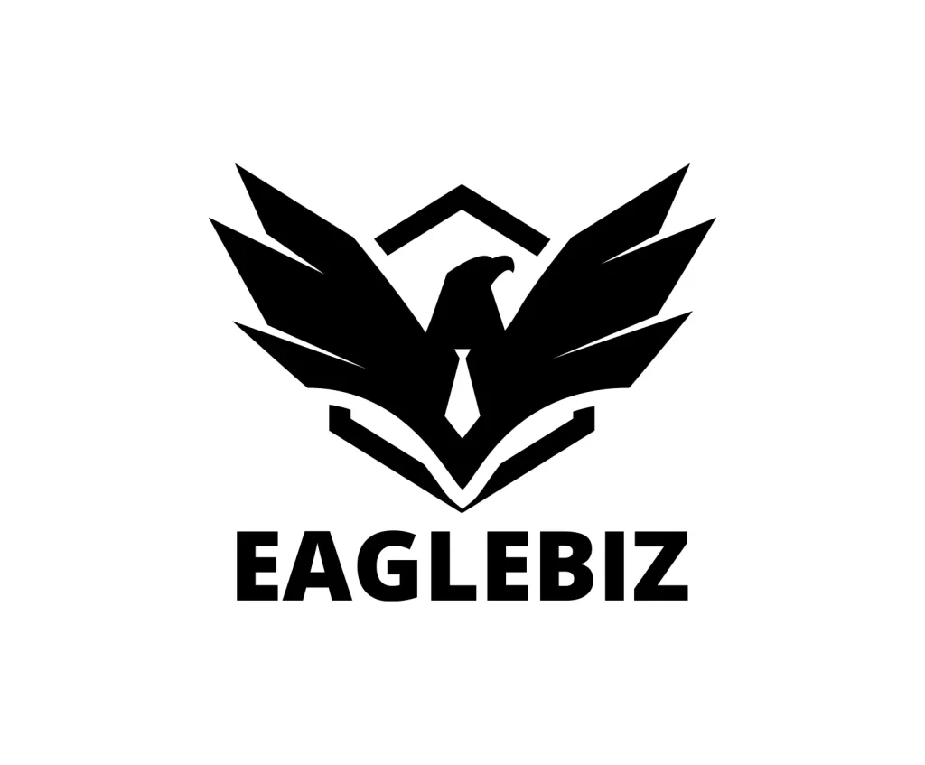 black Eagle Eaglebiz vector logo