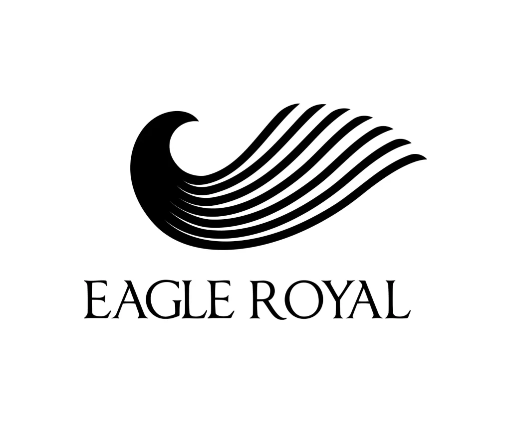 black eagle royal vector logo