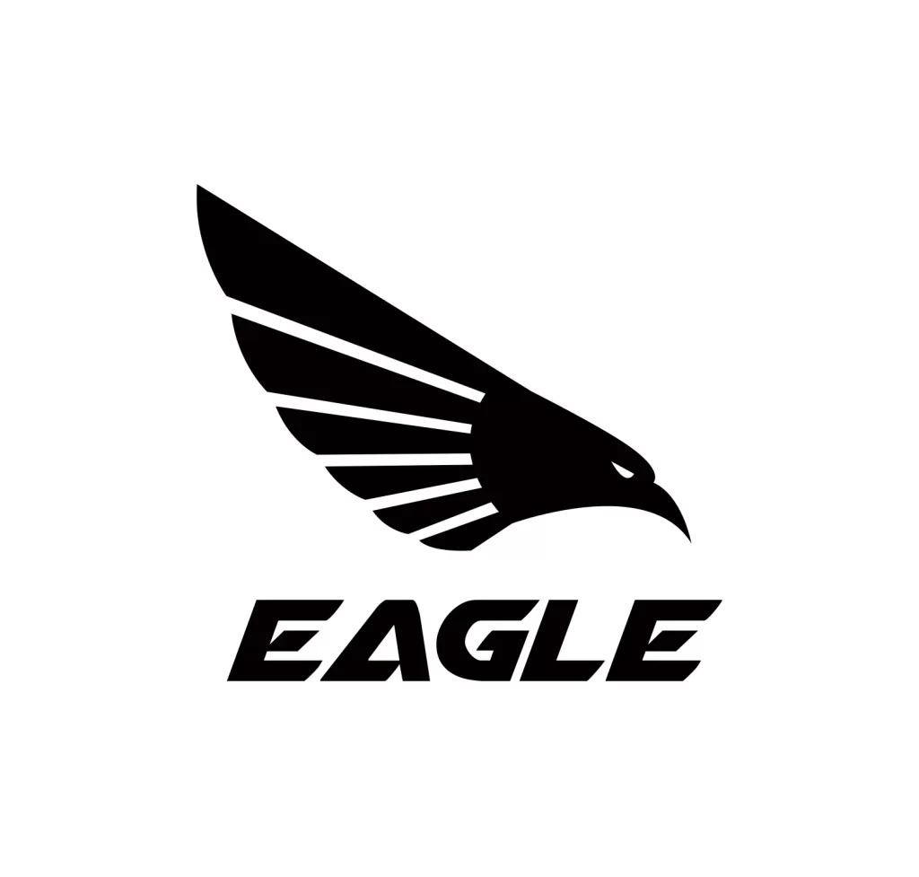black eagle vector logo