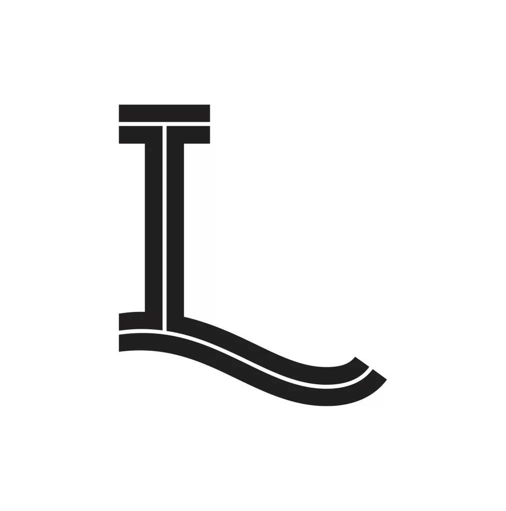 L letter vector icon Typography design logo
