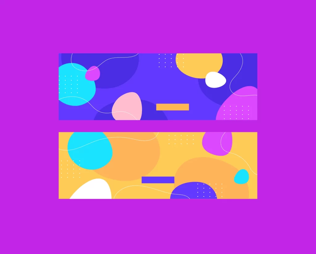 background banner vector abstract color shape colorful lines