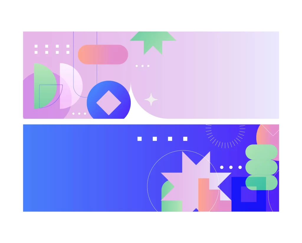 background color shape vector block banner abstract