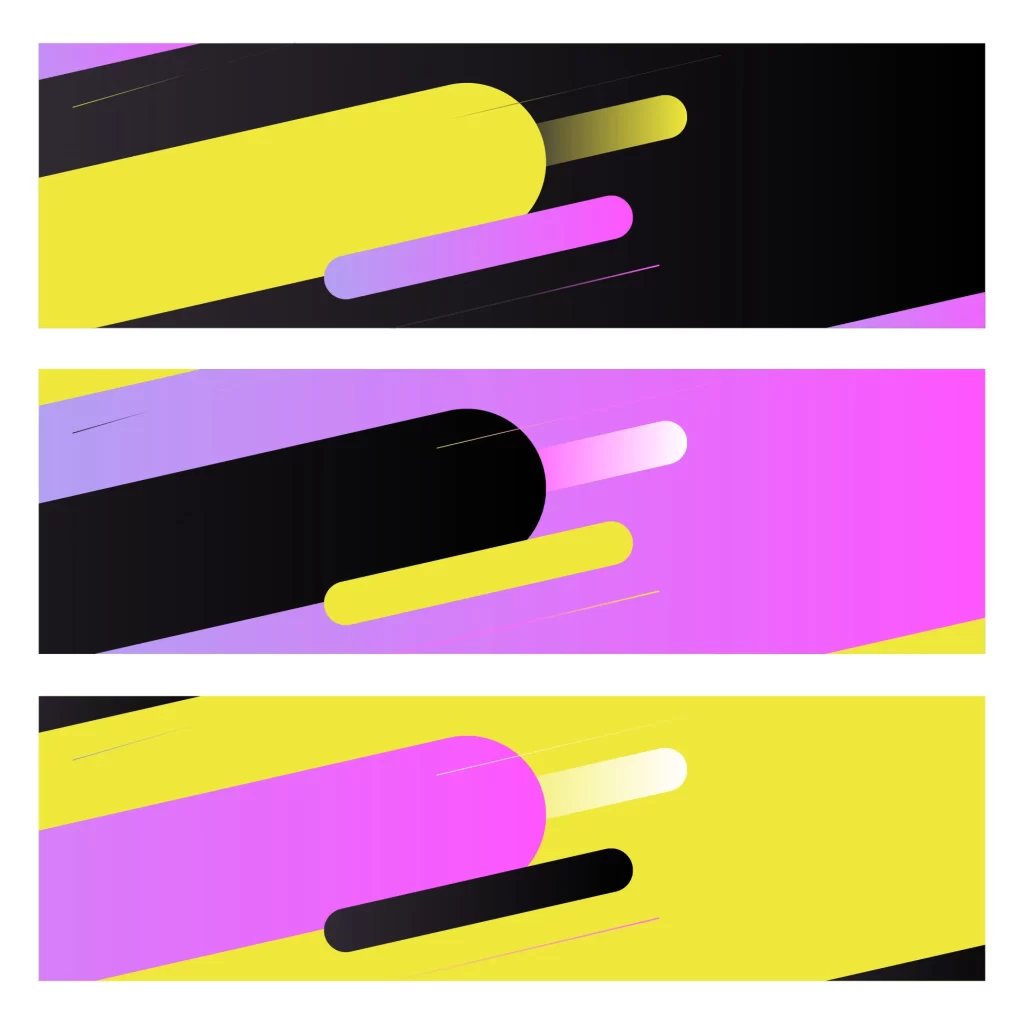 background vector color block banner shape abstract