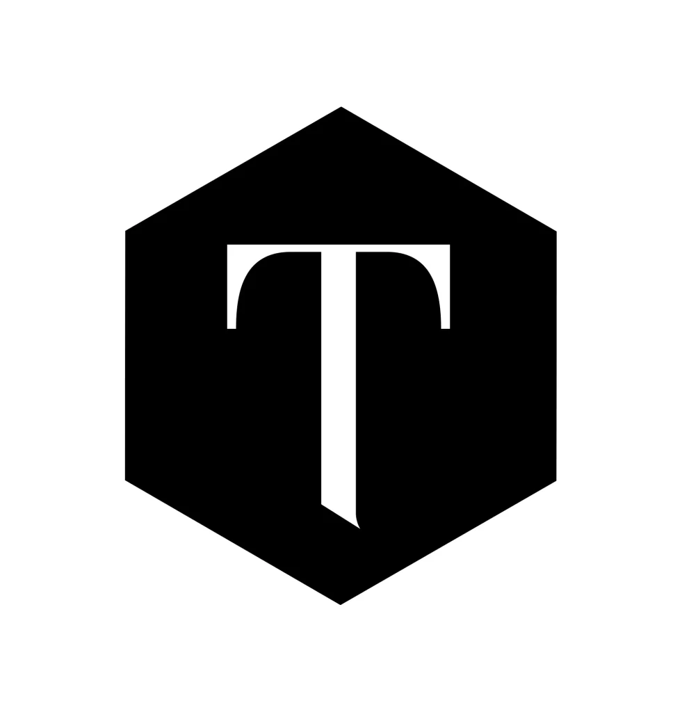 letter T vector logo icon