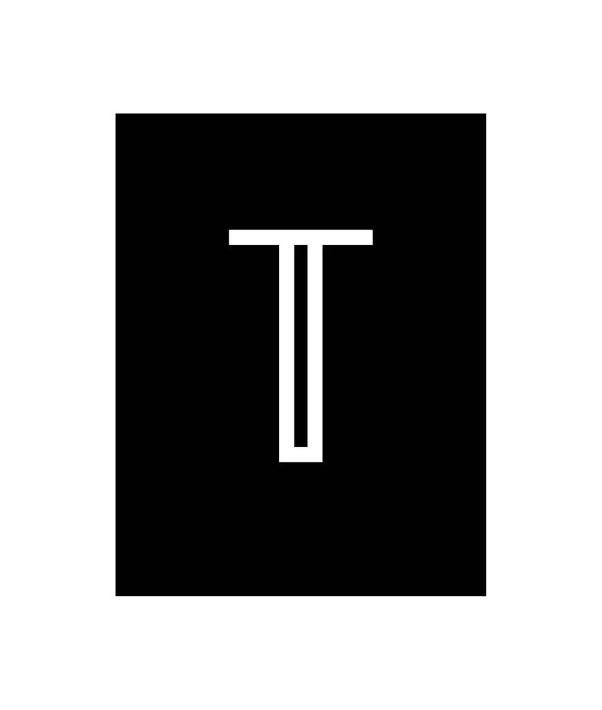 letter T vector logo icon design