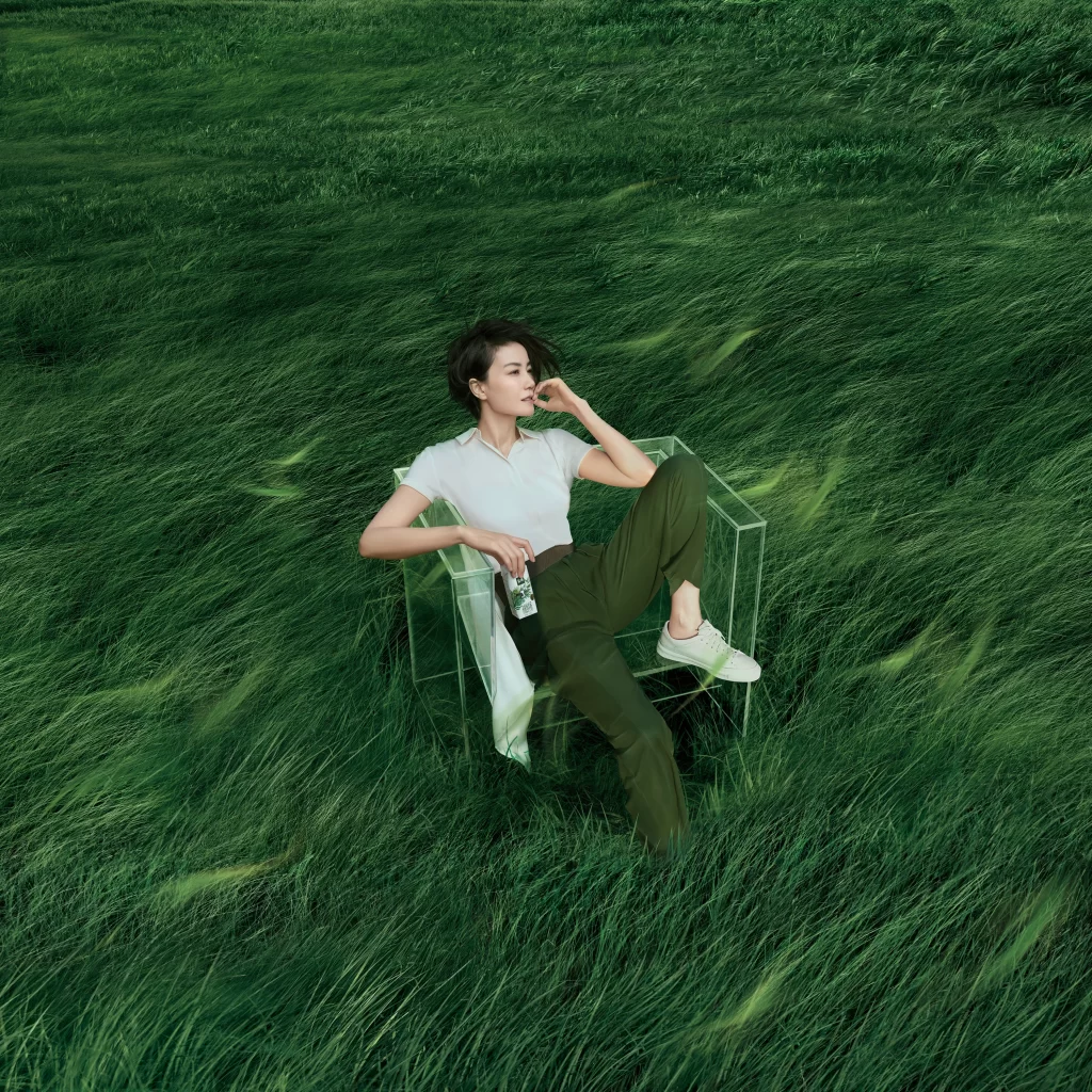 Faye Wong milk Yili SATINE grassland