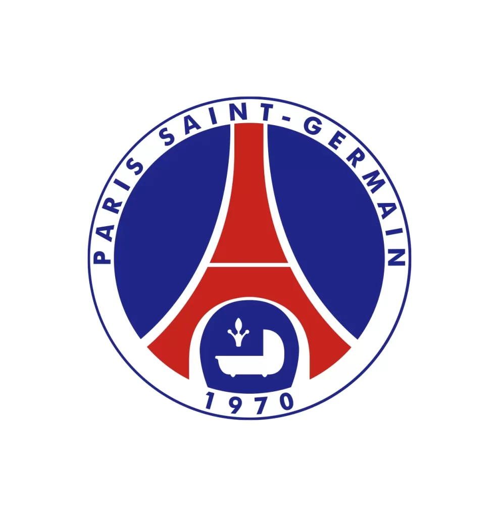 Paris Saint-Germain French Ligue 1 football club vector logo