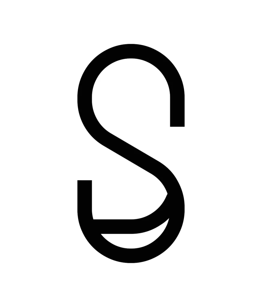 letter S vector logo typography