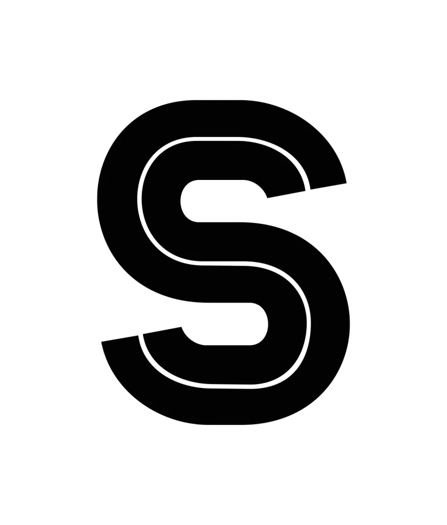 letter S vector logo typography