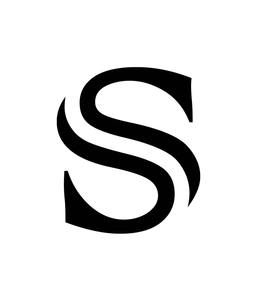 letter S vector logo typography