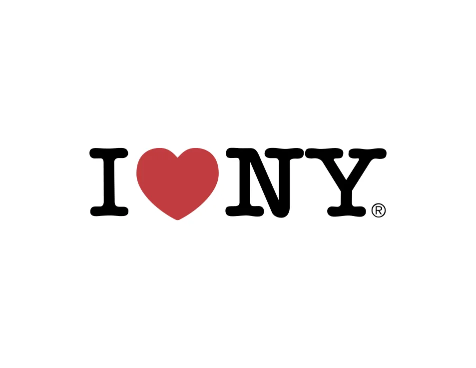 I love NY New York vector logo