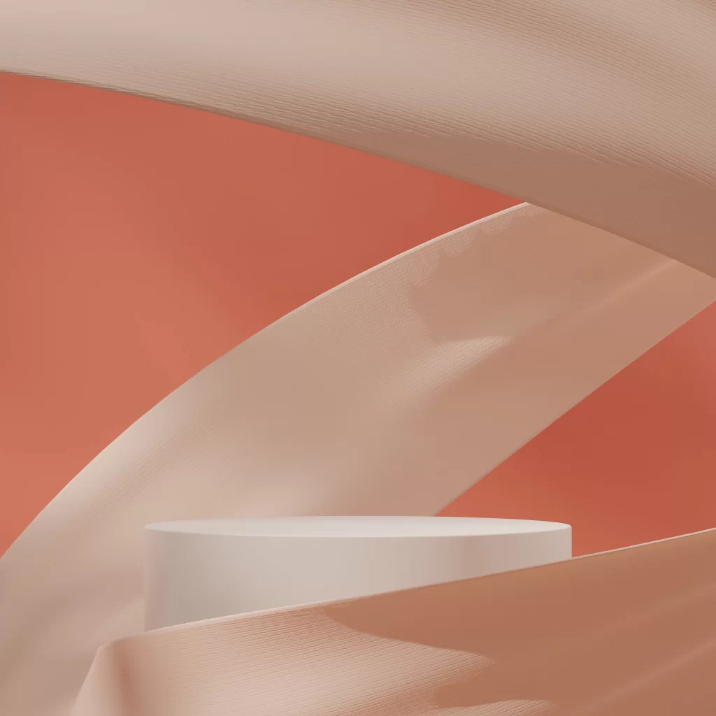 orange background design stage E-commerce Banner