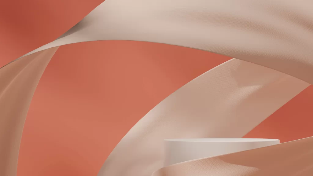 orange background design stage E-commerce Banner