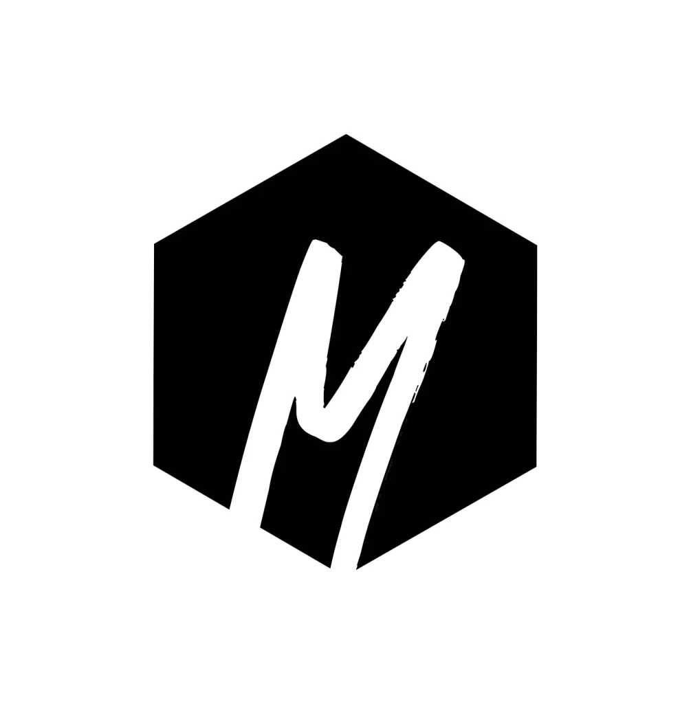 letter M vector logo wordmark