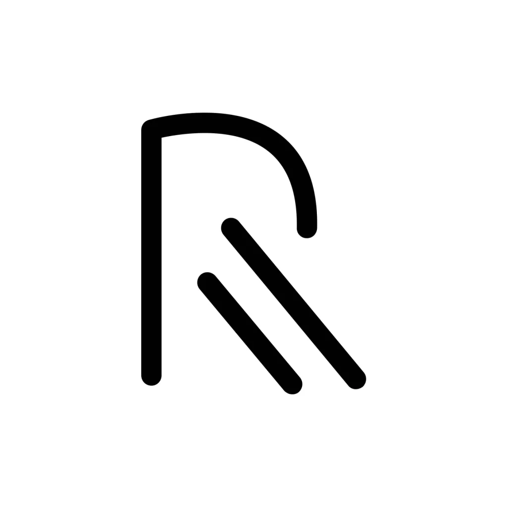 letter R vector logo