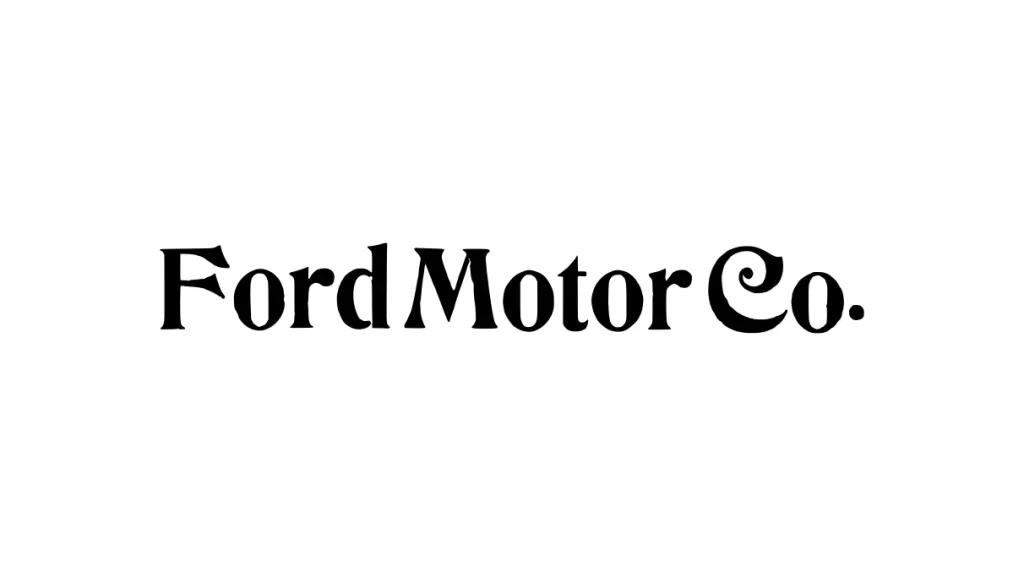 Ford Motor wordmark vector logo