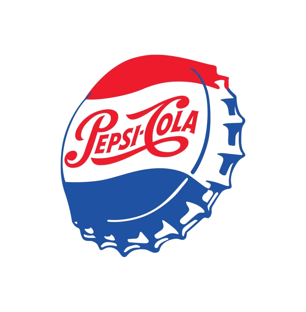Pepsi vector logo Bottle cap