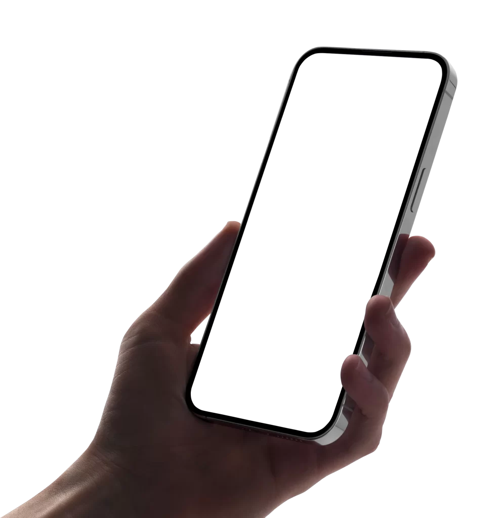 hand iPhone pose Holding mockup
