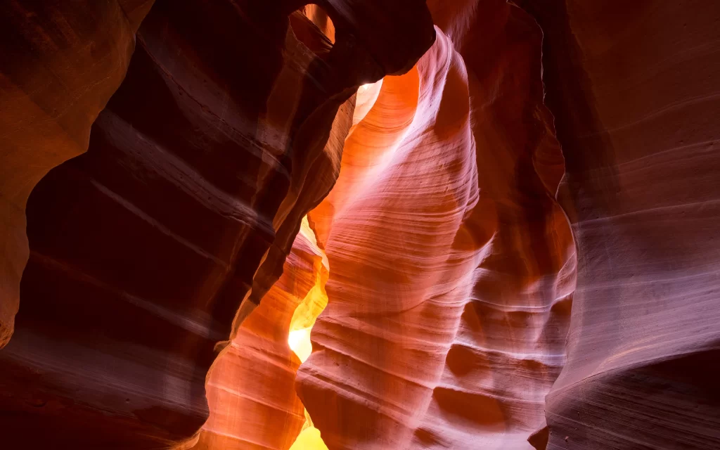 Antelope Canyon Rock Formation Sunlight Desert Erosion
