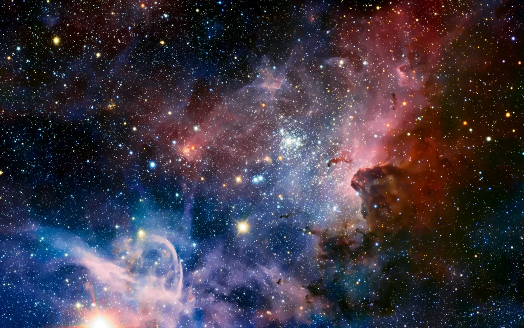 Cosmic Nebula Stars Space Dust Gas