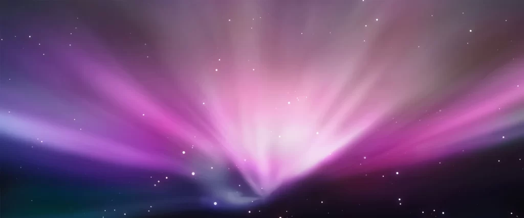 Abstract, colorful, light, rays, stars, space