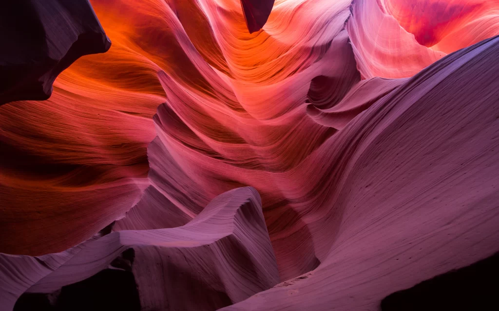 Antelope Canyon, red rock, erosion, natural beauty, geological formation