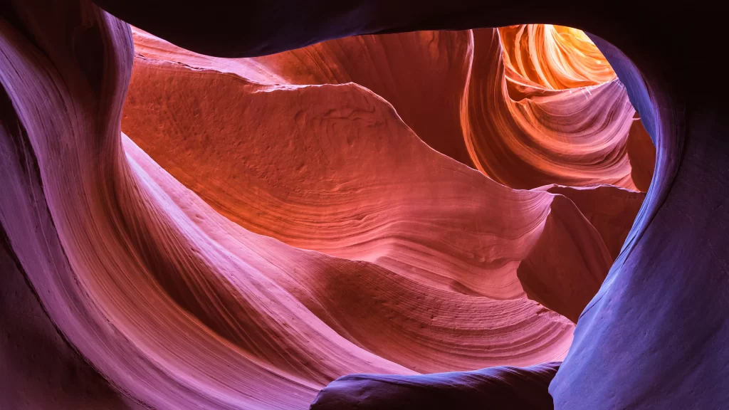 Antelope Canyon rock formations erosion natural beauty geological wonder desert