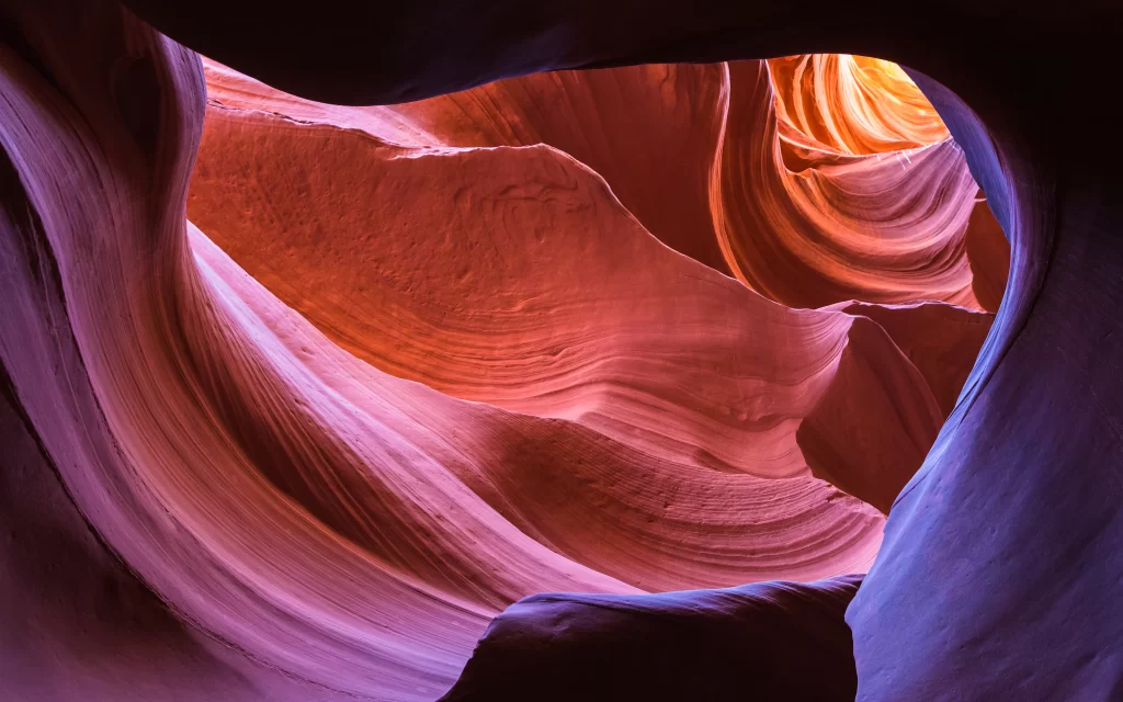 Antelope Canyon rock formations erosion natural beauty geological wonder desert