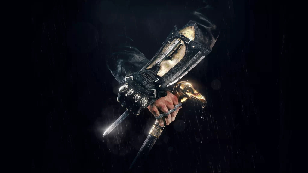 Assassin weapon blade rain darkness stealth
