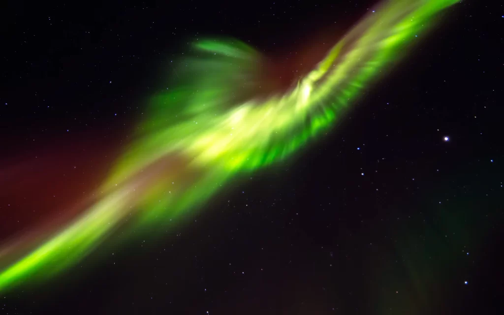 Aurora cosmic nebula stars universe celestial