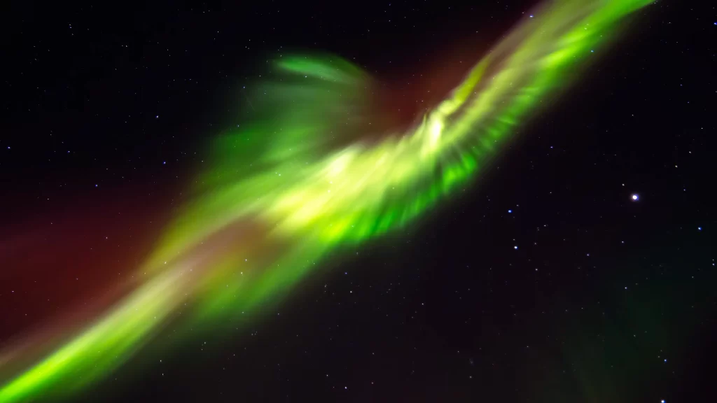 Aurora cosmic nebula stars universe celestial