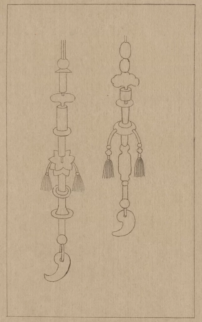 Decorative Pendant Beads Tassels Intricate Design