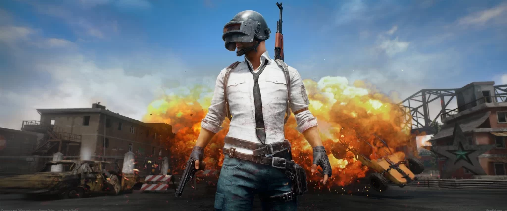 Explosion, action, combat, helmet, gun, chaos