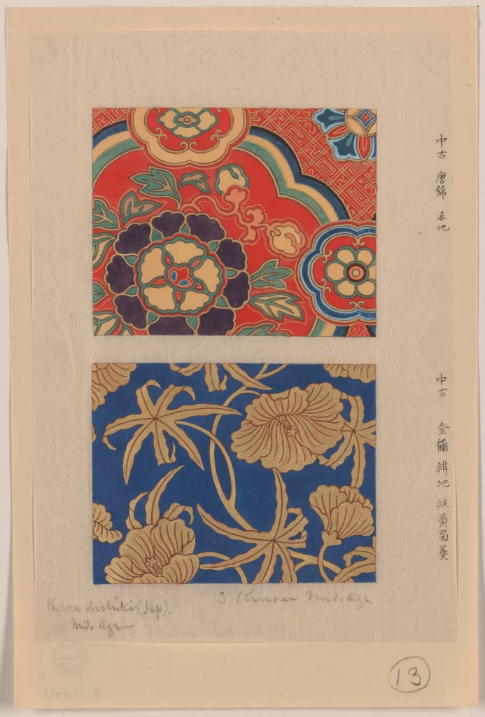 Floral Patterns Traditional Vibrant Colors Intricate Design Cultural Art Textile