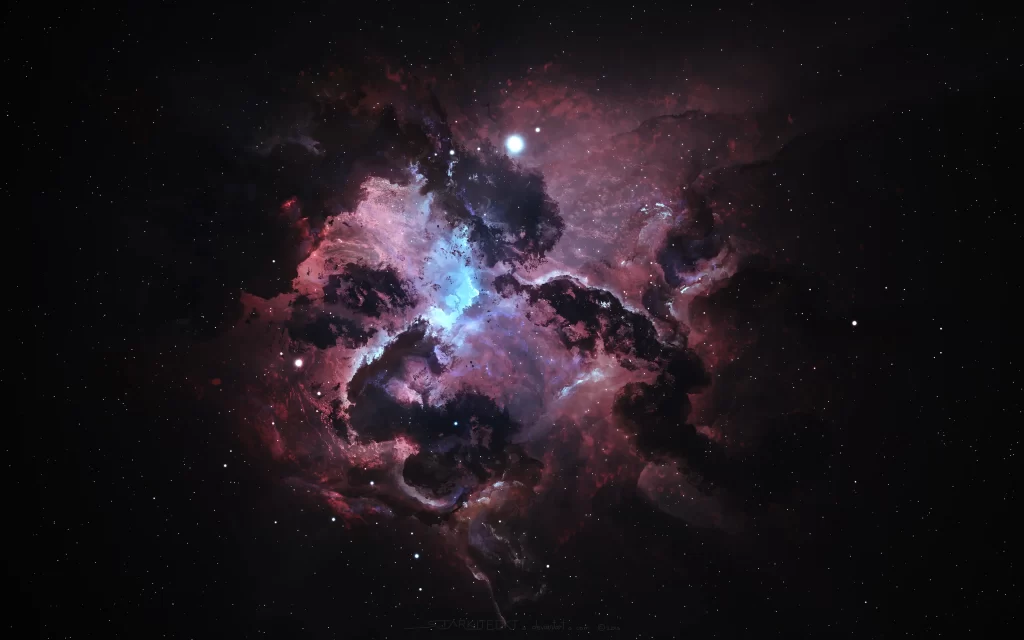 Galaxy Nebula Stars Cosmic Dust