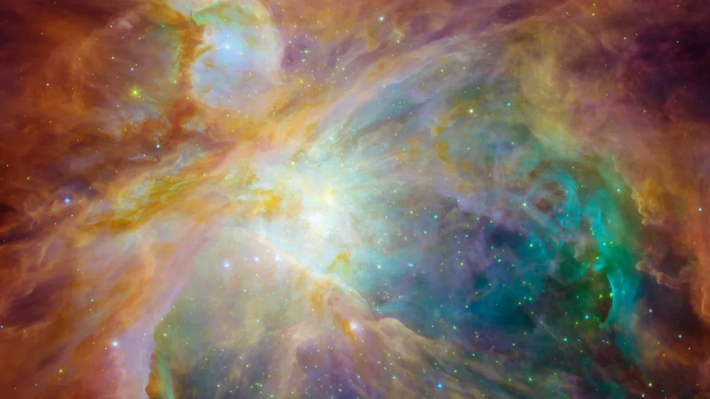 Galaxy, nebula, stars, cosmic, colorful, space, universe