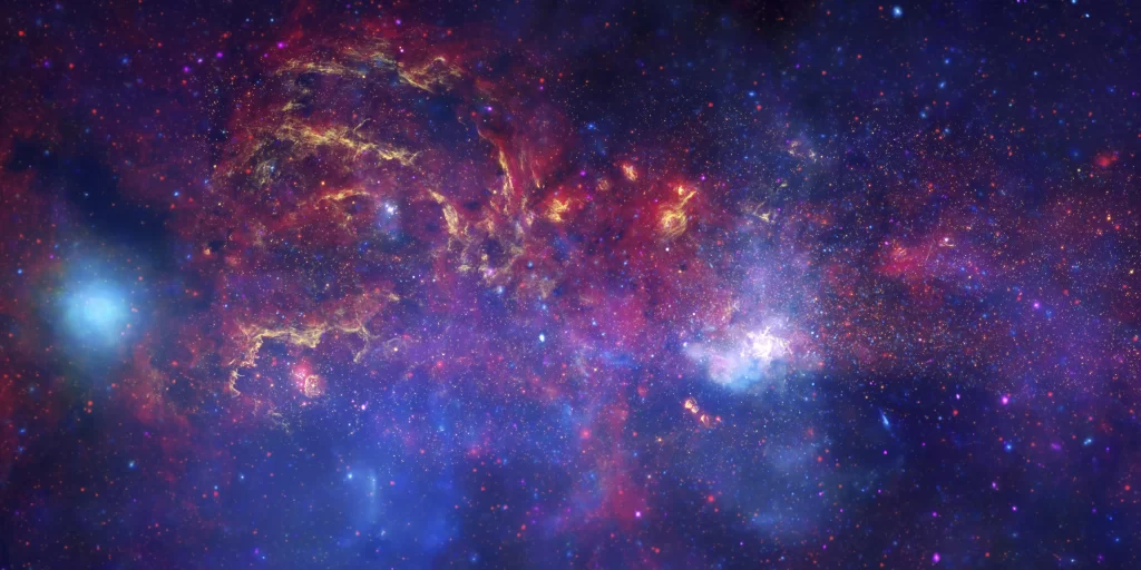 Galaxy stars nebula cosmic universe celestial astronomy space