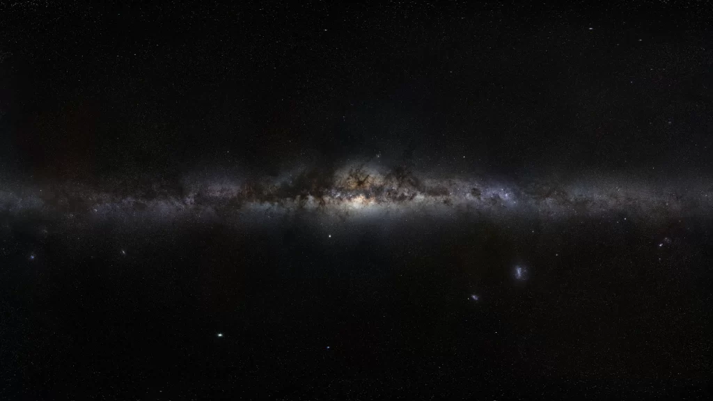 Milky Way galaxy stars cosmic dust nebulae universe space exploration