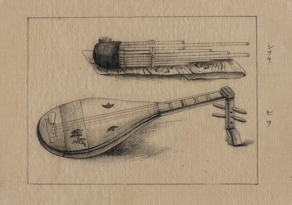 Musical Instrument Traditional String Design Illustration Cultural