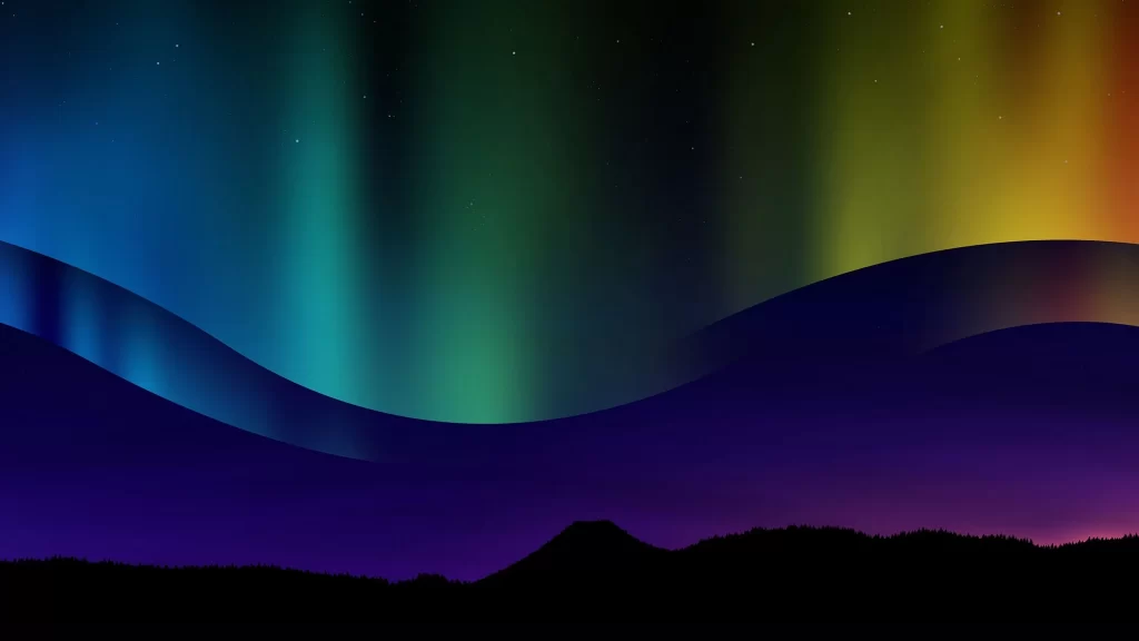 NorthernLights aurora nightsky landscape colors naturalphenomenon stars horizon