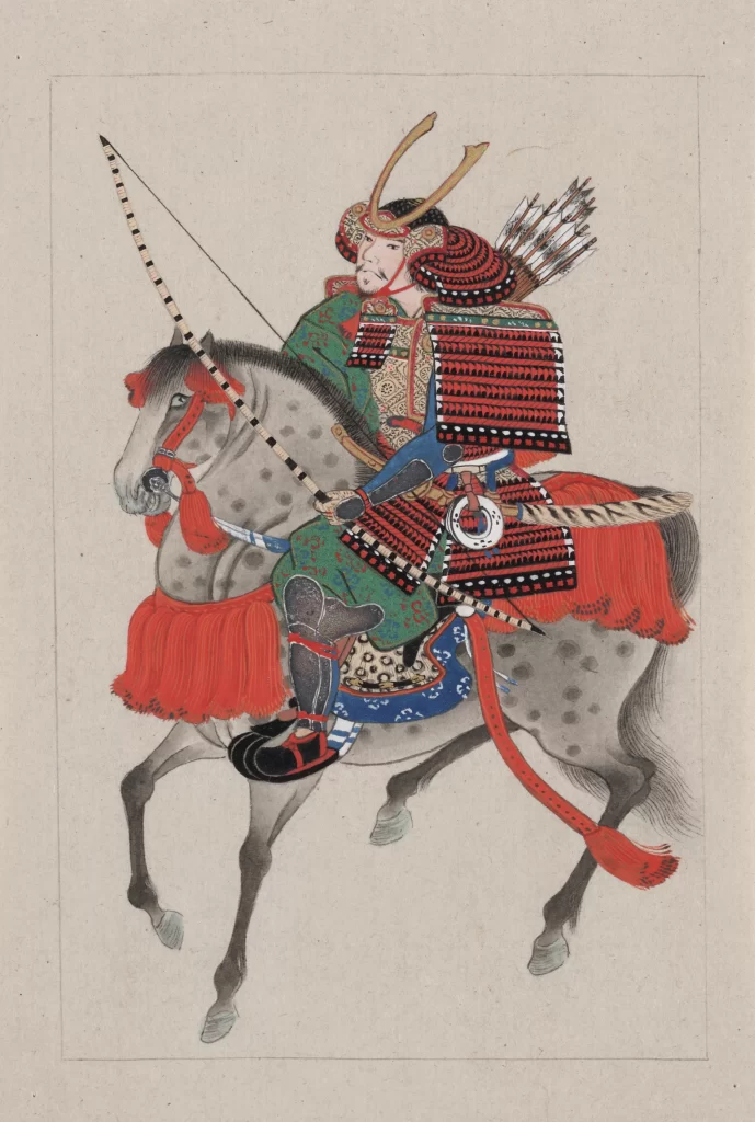 Samurai Armor Horse Bow Traditional Japanese
