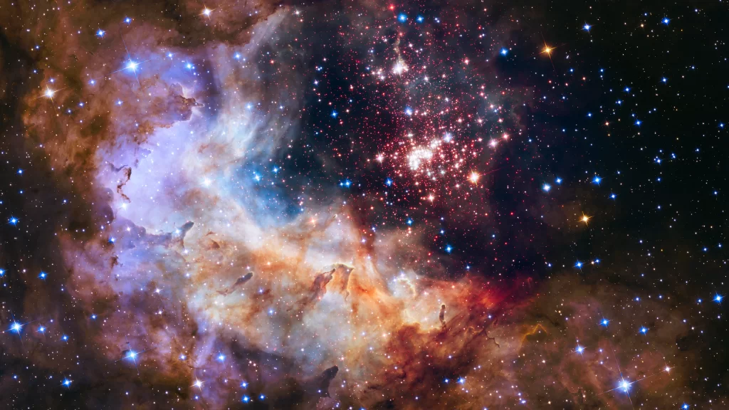 Stars, nebula, cosmic, colorful, space, universe