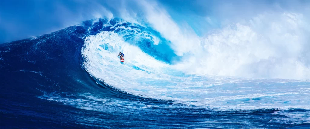 Surfing, wave, ocean, thrill, adventure, challenge