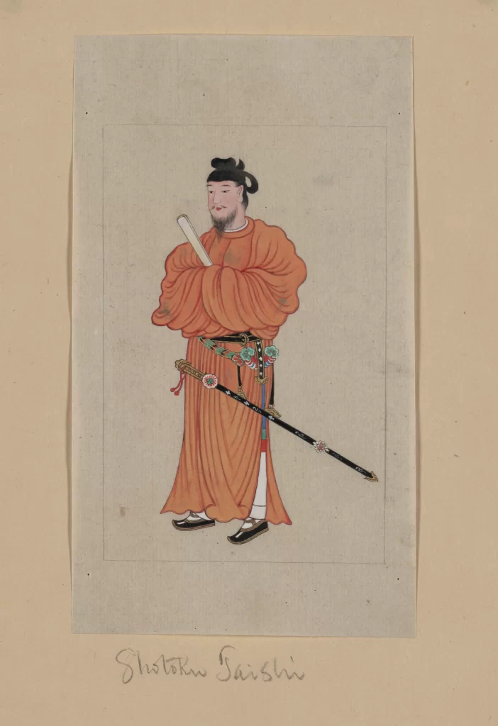 Traditional Attire Sword Scroll Historical Figure Cultural Art