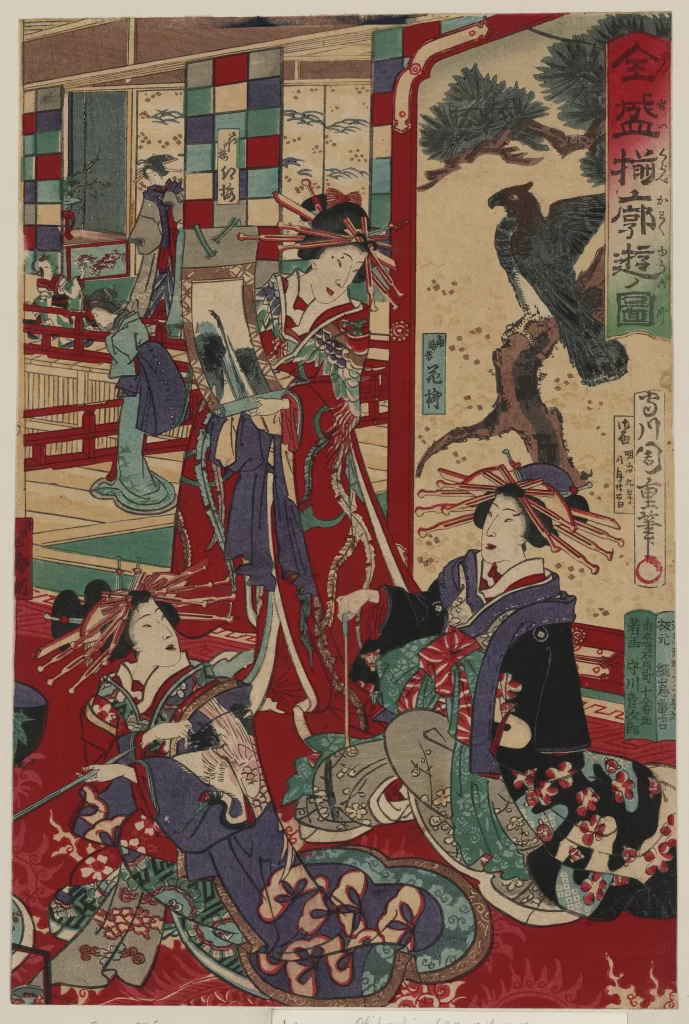 Traditional Japanese Art Elegance Kimono Women Culture
