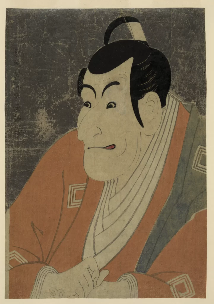 Traditional Japanese Art Print Samurai Warrior Costume