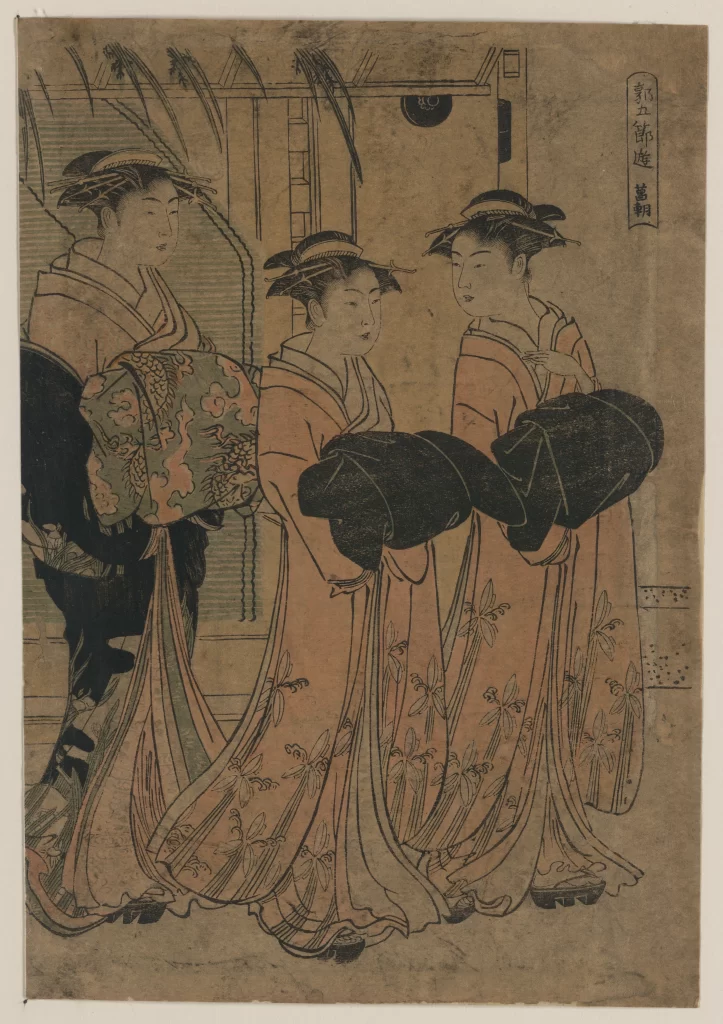 Traditional Japanese Women Kimono Patterns Elegance