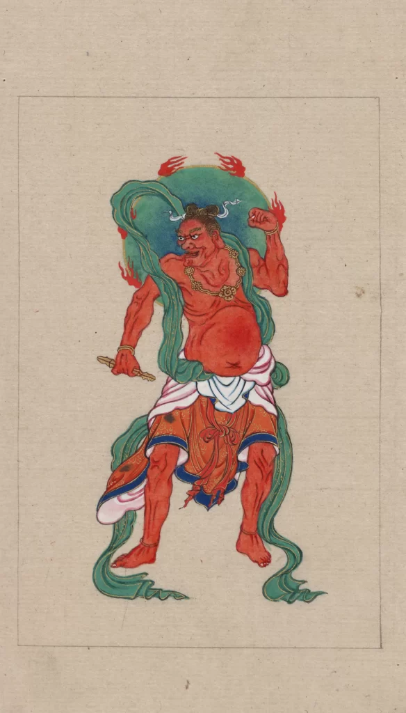 Traditional Painting Deity Vibrant Cultural