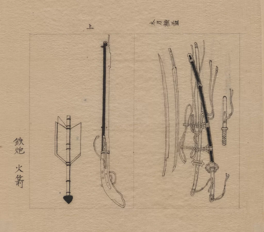 Traditional Weapons Japanese Samurai Sword Gunpowder Historical