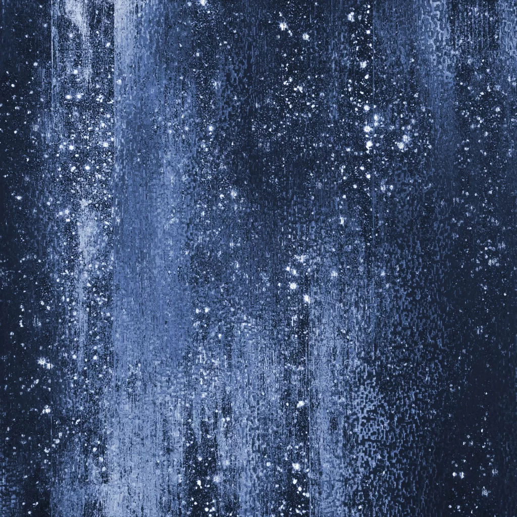 Blue Vertical Streaks Speckled Glitter Texture